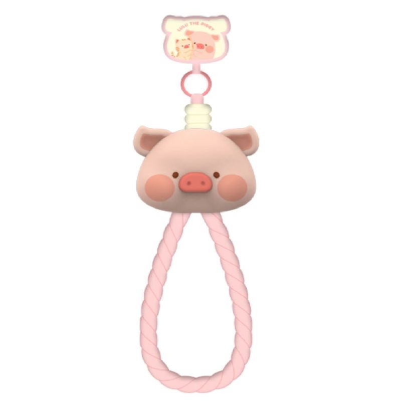 LuLu the Piggy Collection Silicone Phone Charm