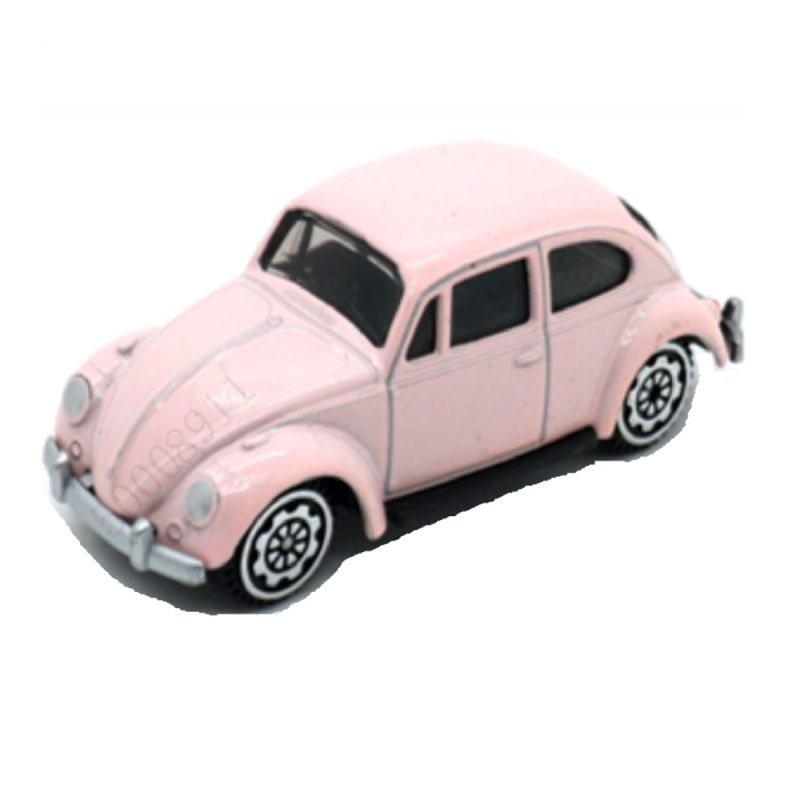 Alloy Car Model 3 Inch Pink Volkswagen Beetle
