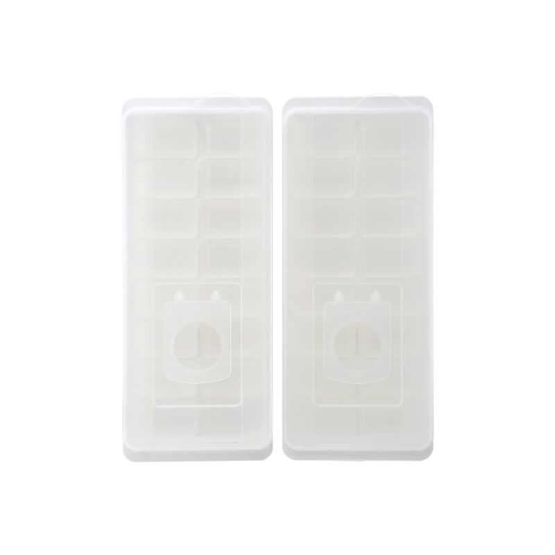 MINISO White Ice Cube Tray 2 Pack
