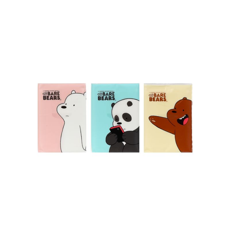 We Bare Bears Simple Tissues 18 Packs