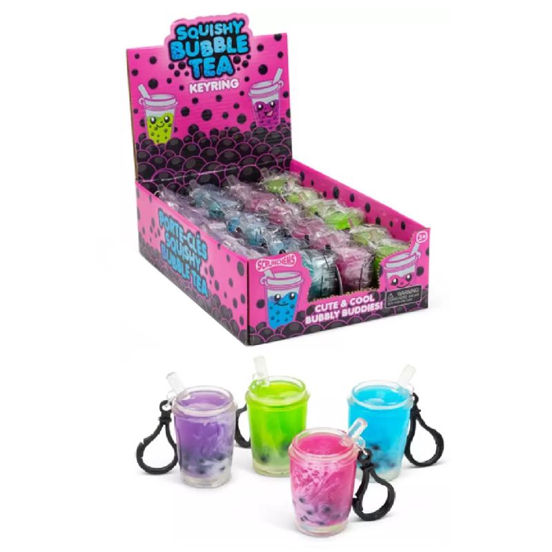 Scrunchems Bubble Tea Keychain (Assorted Colours)