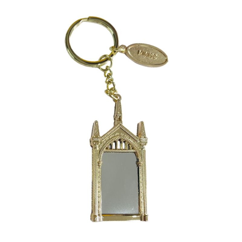 Harry Potter Metal Liquid Glitter Mirror Keychain