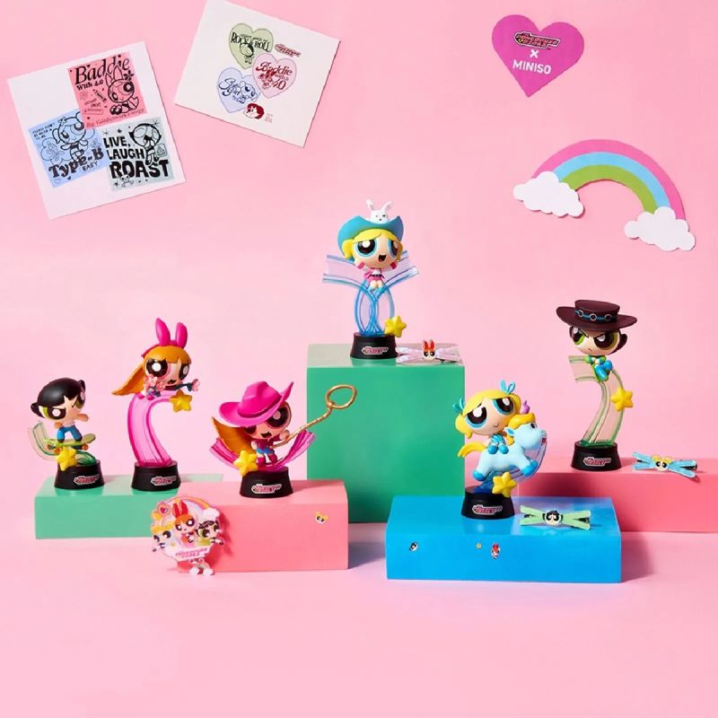 The Powerpuff Girls Collection Western Rose Figure Blind Box