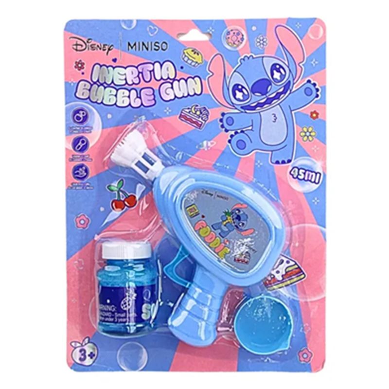Disney Stitch Dinner Party Collection Inertia Bubble Water Gun (Assorted Characters)