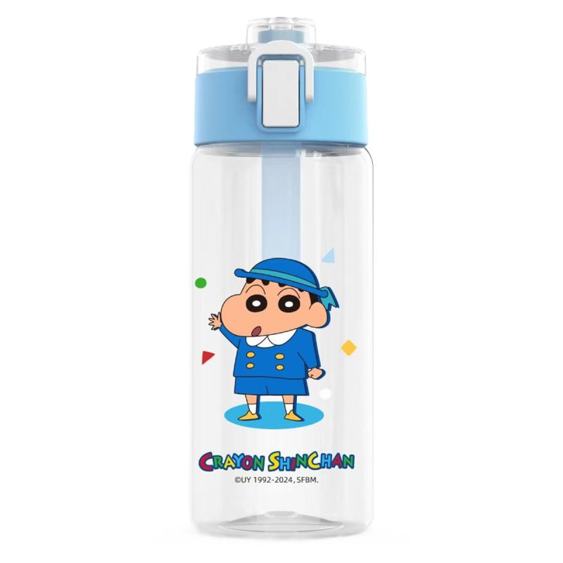 Crayon Shinchan Blue Plastic Bottle With Flip Top 550ml