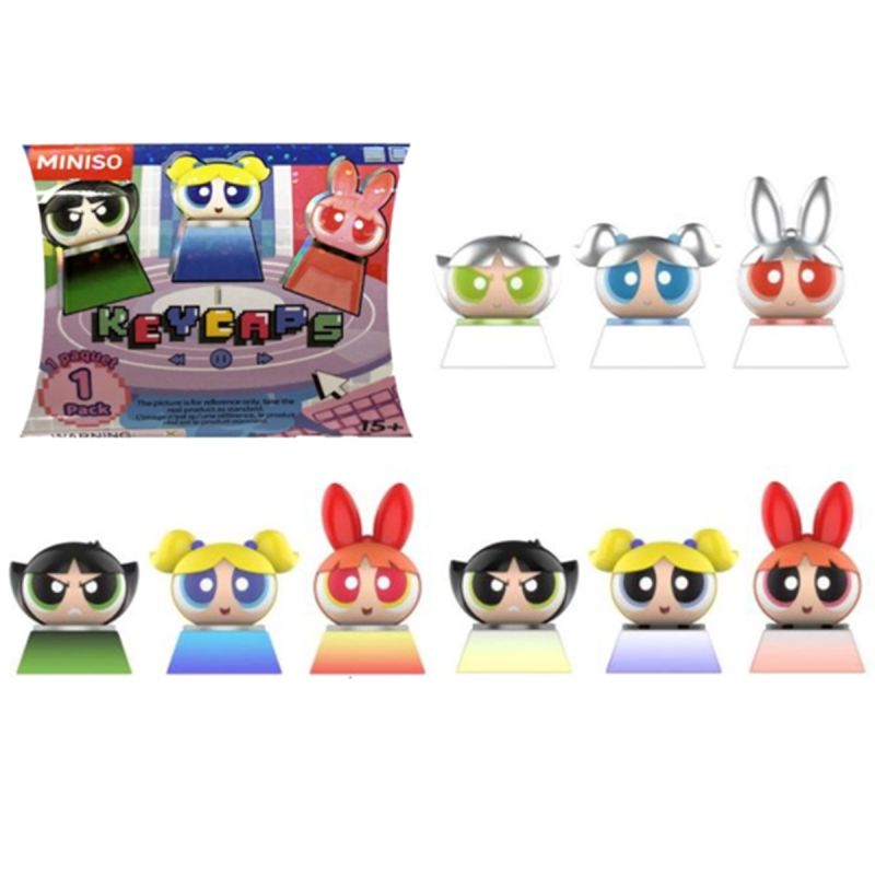 The Powerpuff Girls Record Keycap Collection Mini Bean Surprise Blind Box