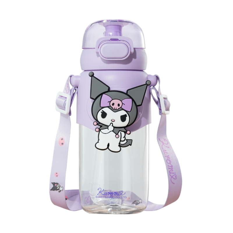 Kuromi 600ML bottle with lid