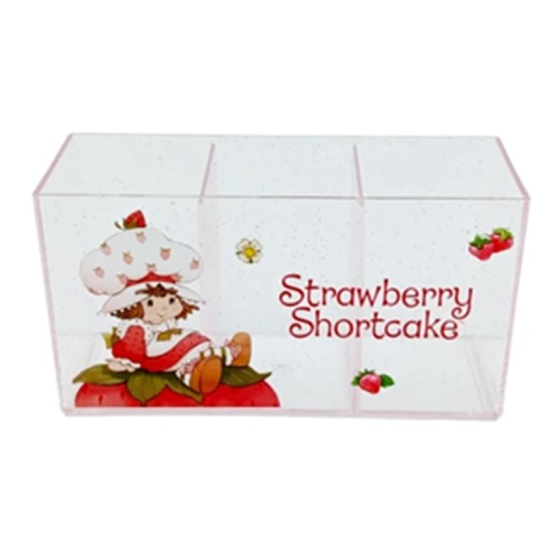 Strawberry Shortcake Collection 3 Compartment Makeup Brush Holder