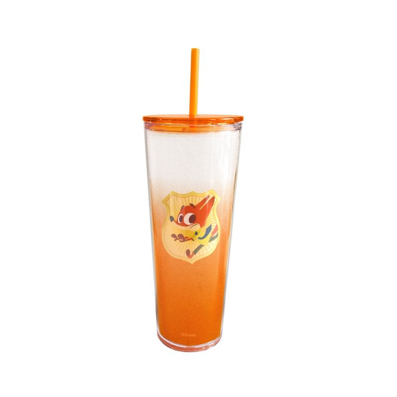 Disney Zootropolis 2 Nick Wilde Double Wall Plastic Tumbler 800ml