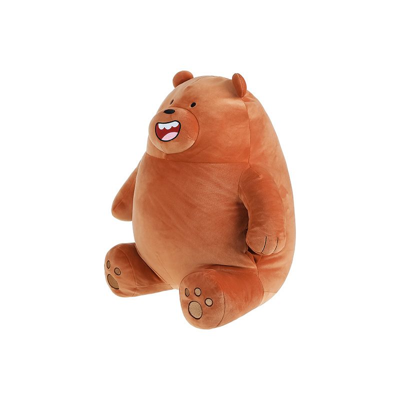 We Bare Bears Grizzly Plush Soft Toy Cushion
