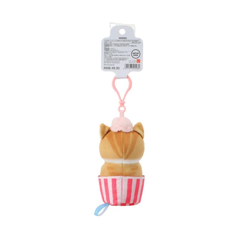 Mofusand Ice Cream Collection Pink Ice Cream Cup Plush Pendant