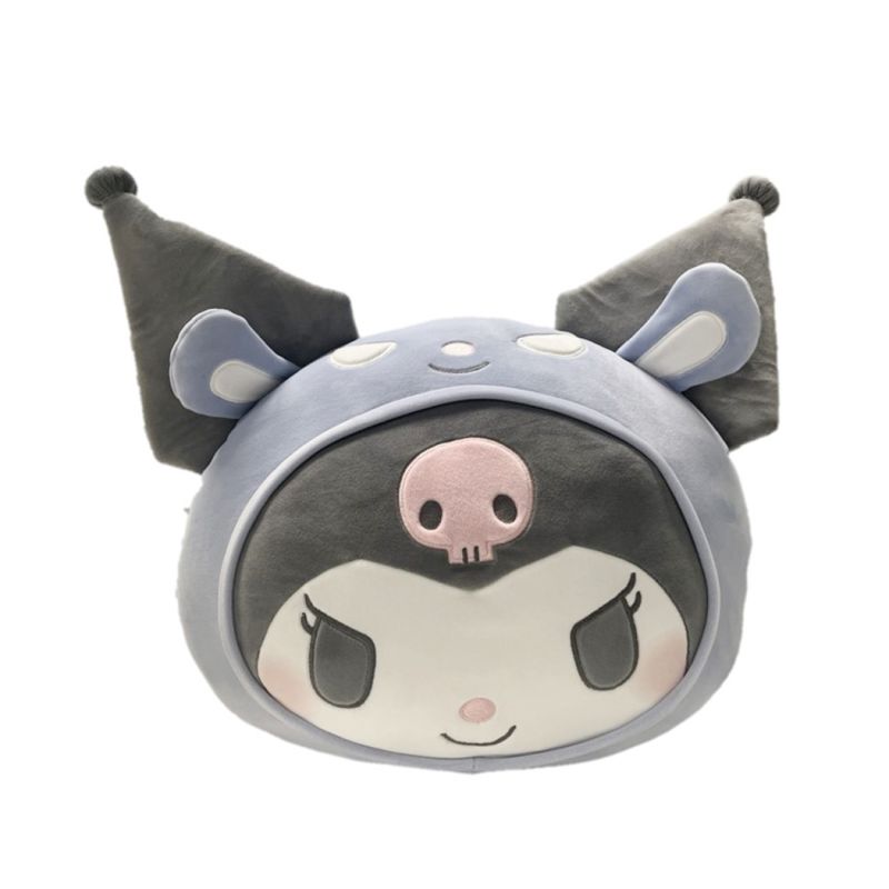 Sanrio Kuromi Head Shaped Pillow 