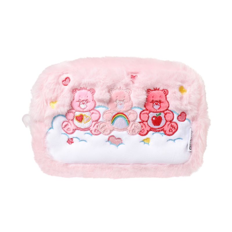 Care Bears Pink Paradise Plush Cosmetic Bag Pink