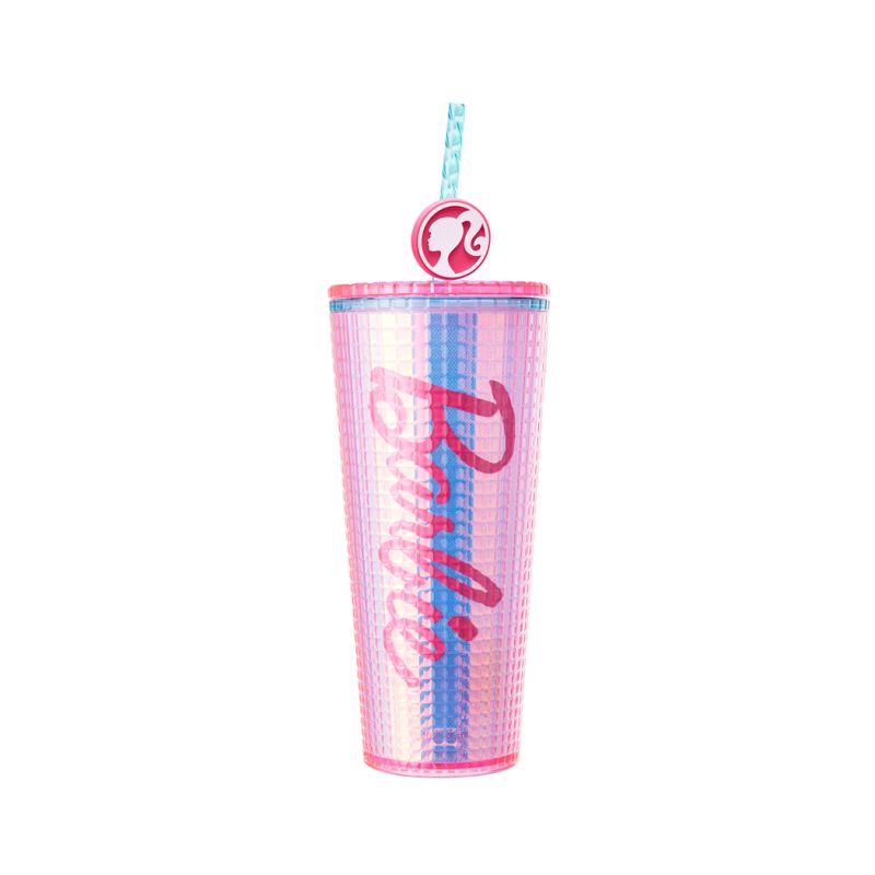 Barbie Shining Collection Double Wall Tumbler with Straw 775ml