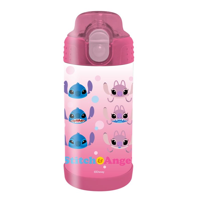 Disney Lilo & Stitch Pink Stainless Steel Bottle 300ml 