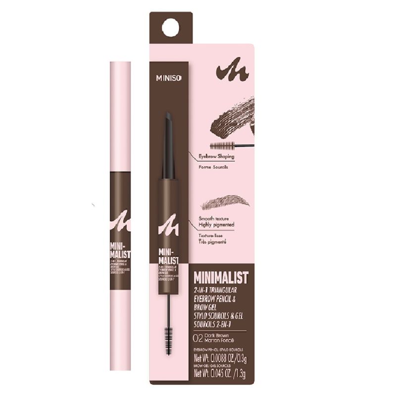 MINISO Natural Colour Eyebrow Pencil Brow Brown 