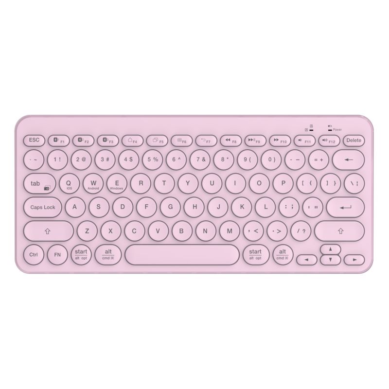 Mini 2.4G Wireless Keyboard Pink