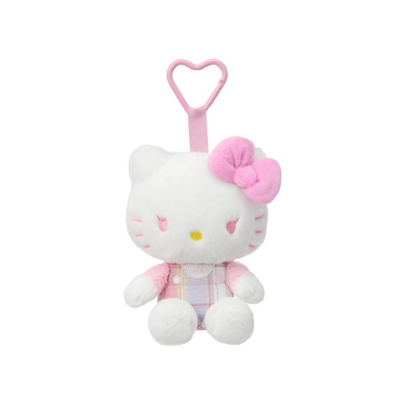 Sanrio Hello Kitty & Friends Sitting Hello Kitty 3.5 Inch Pink Plush Soft Toy Pendant