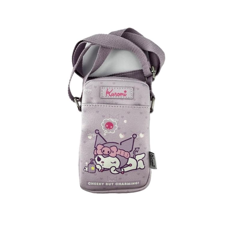 Sanrio Kuromi Phone Crossbody Bag Light Purple