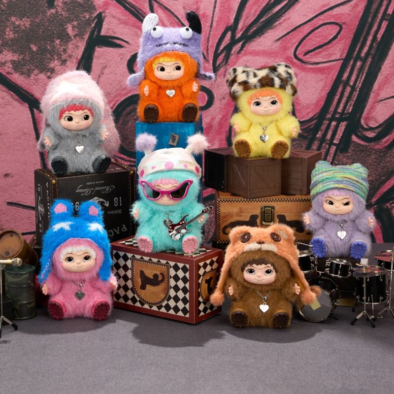 Letsvan Wakuku Fuzzy Trendy Fun Party Series Vinyl Plush Surprise Blind Box