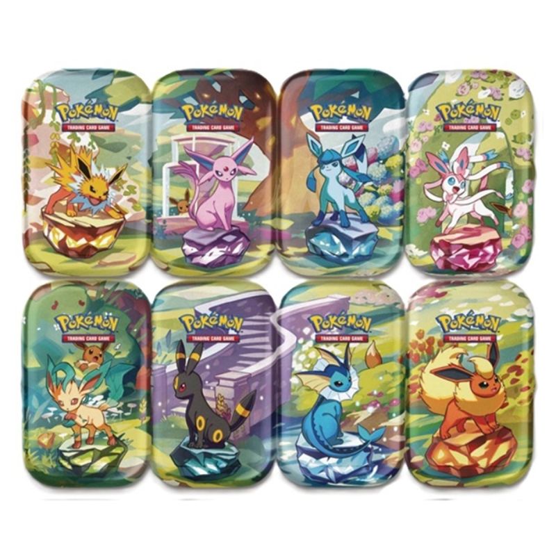  Pokemon Trading Card Game Scarlet & Violet 8.5 Prismatic Evolutions Mini Tin (Assorted Characters)