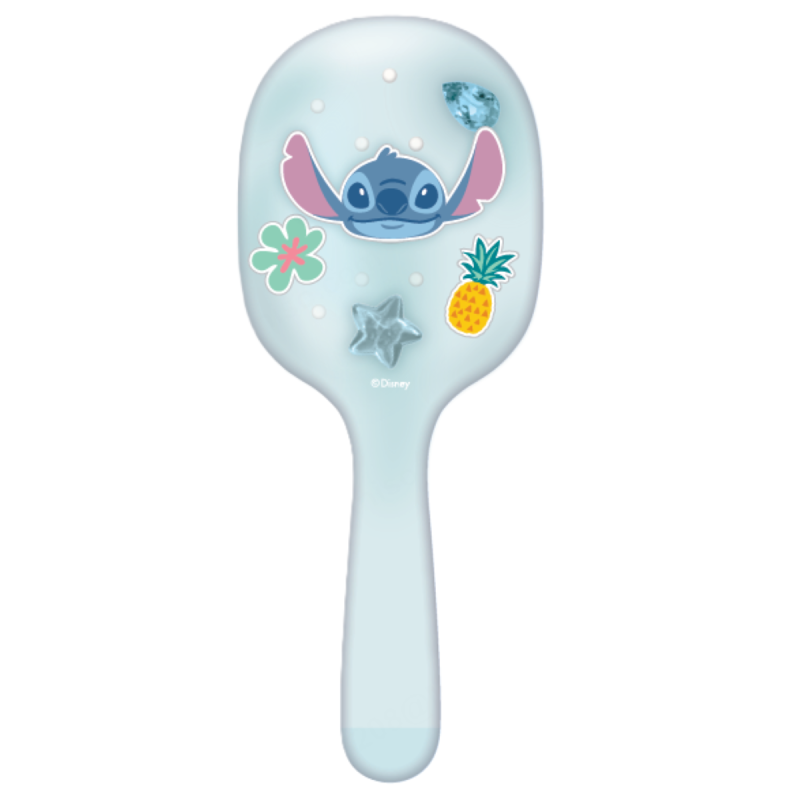 Disney Lilo & Stitch Collection Cushion Hair Brush With Charms