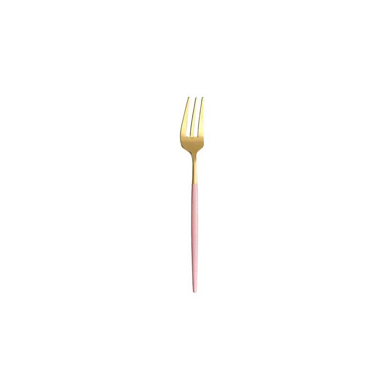 Rose Gold Dessert Fork