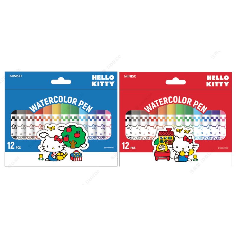 Hello Kitty Fun School Season Series Marker Set (12 Pack) PDQ