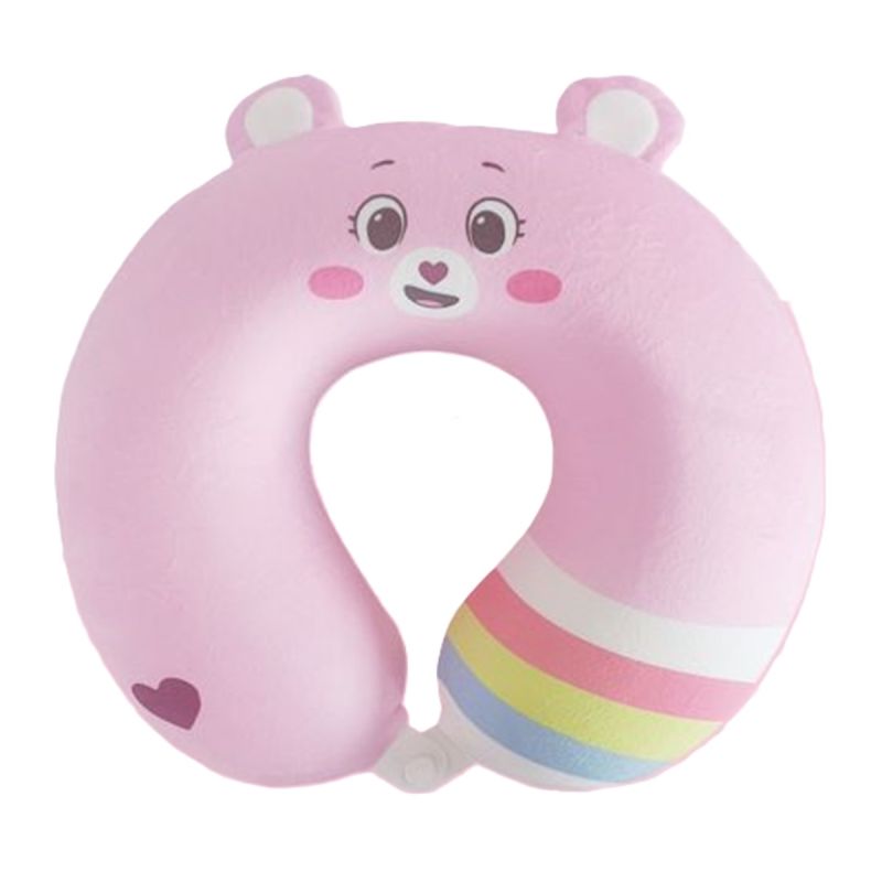Care Bears Collection Pink Memory Foam Neck Pillow