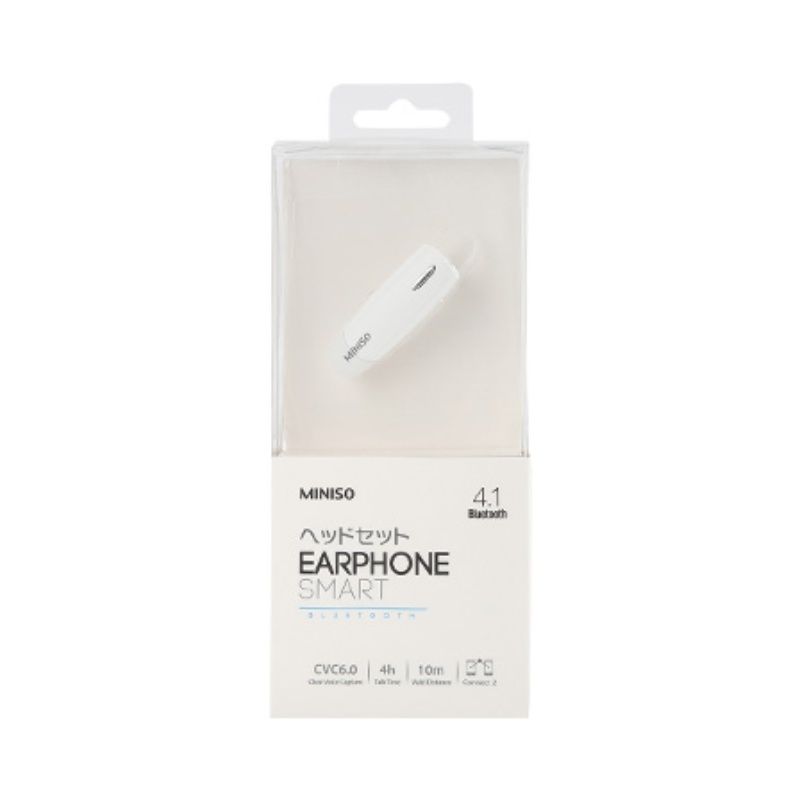 White Bluetooth Earphone