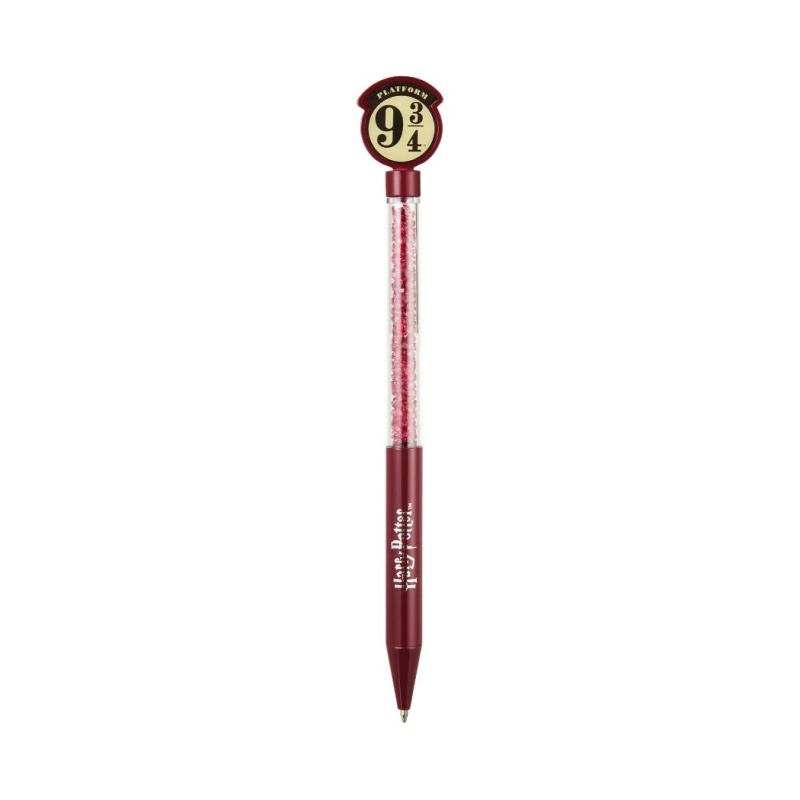 Harry Potter Platform 9 3/4 Metal Figure Black Ballpoint Pen