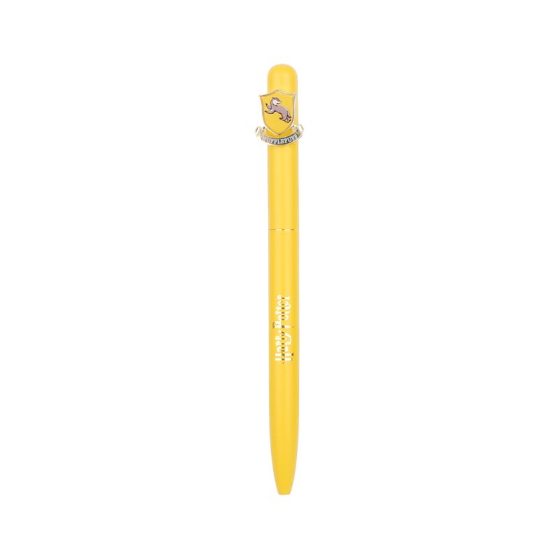 Harry Potter Hufflepuff Black Metal Ballpoint Pen
