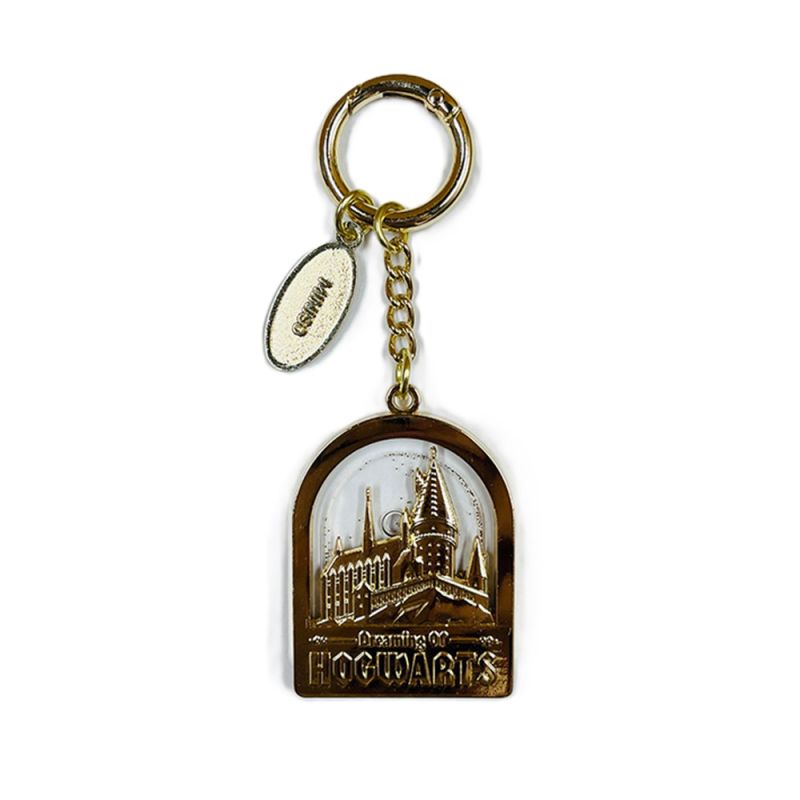 Harry Potter Castle Liquid Glitter Keychain