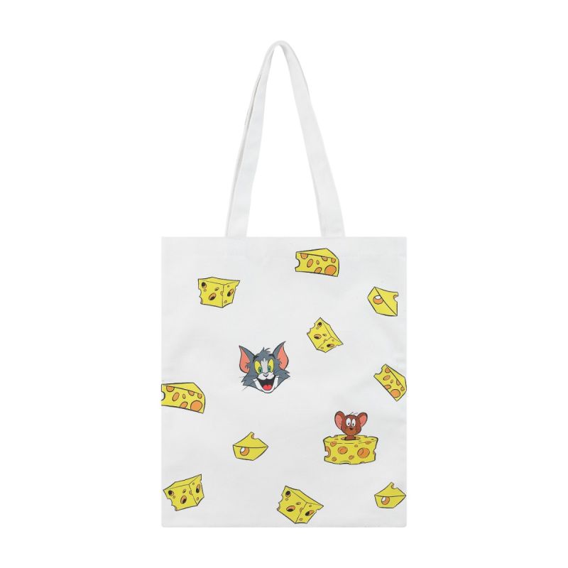 Tom & Jerry - White Shopper Bag