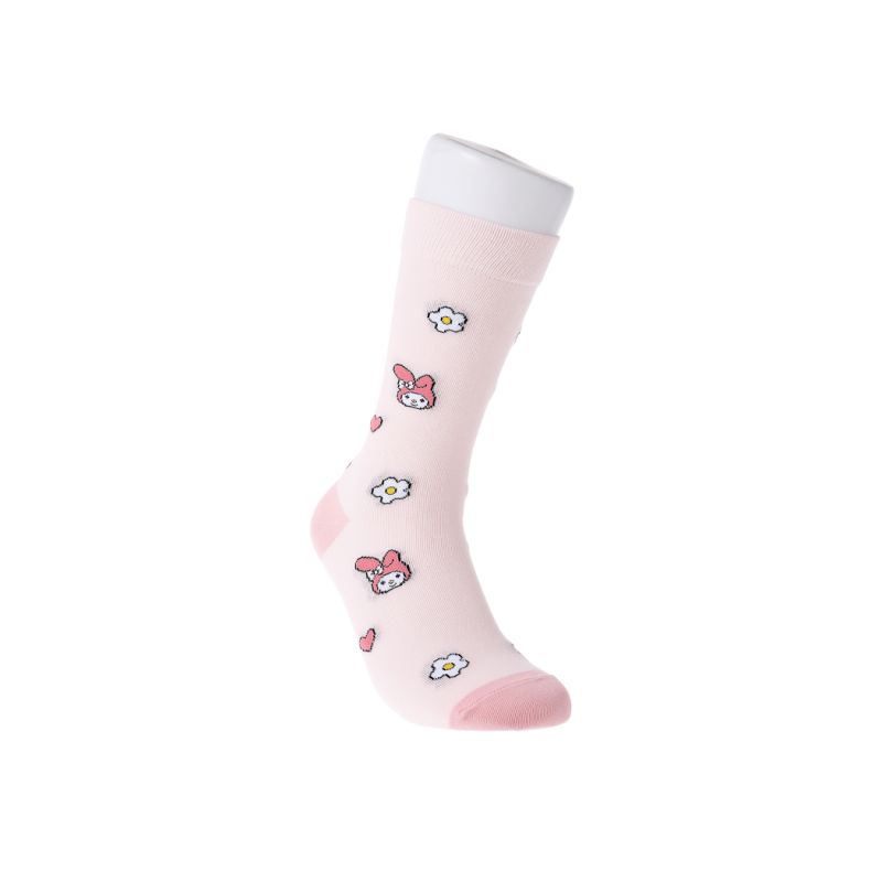 Sanrio My Melody Full Print Crew Socks UK Size 4-6.5