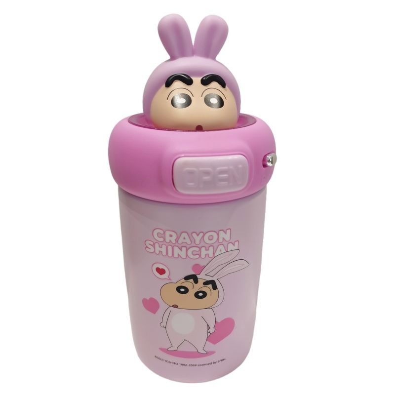 Crayon Shinchan Shinnosuke Pink Insulated Water Bottle 600ml