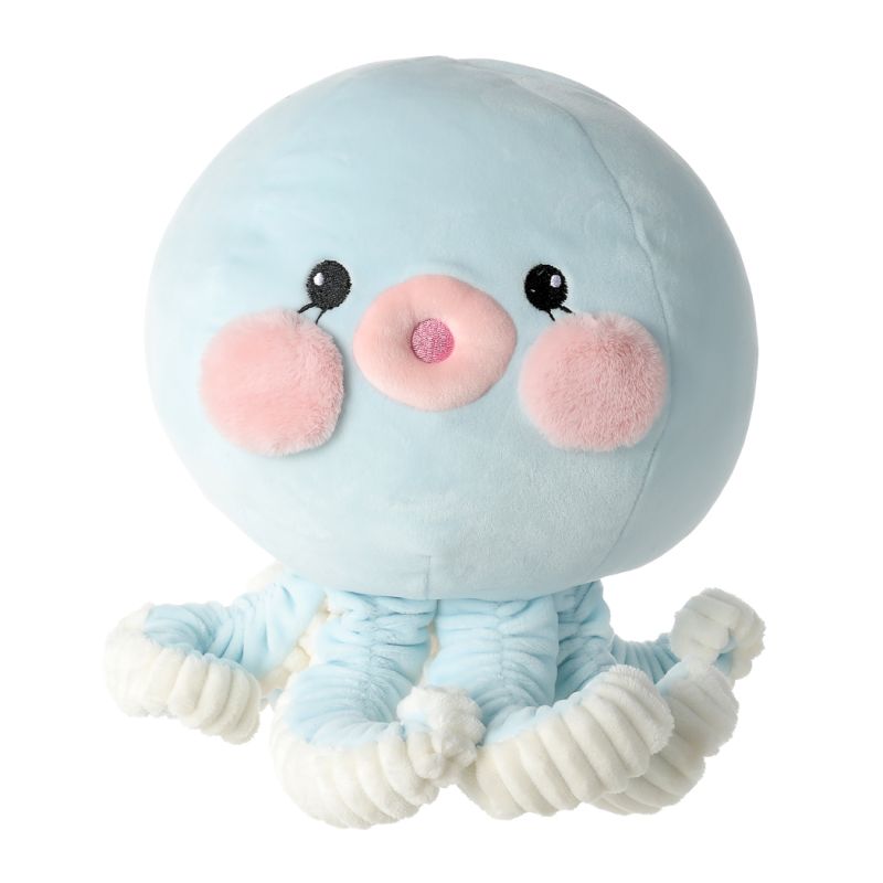 Ocean Series 3.0 9 Inch Light Blue Octopus Plush Soft Toy