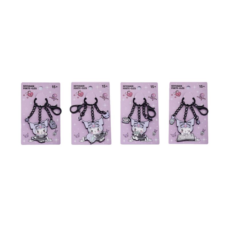 Sanrio Kuromi Metal Keychain