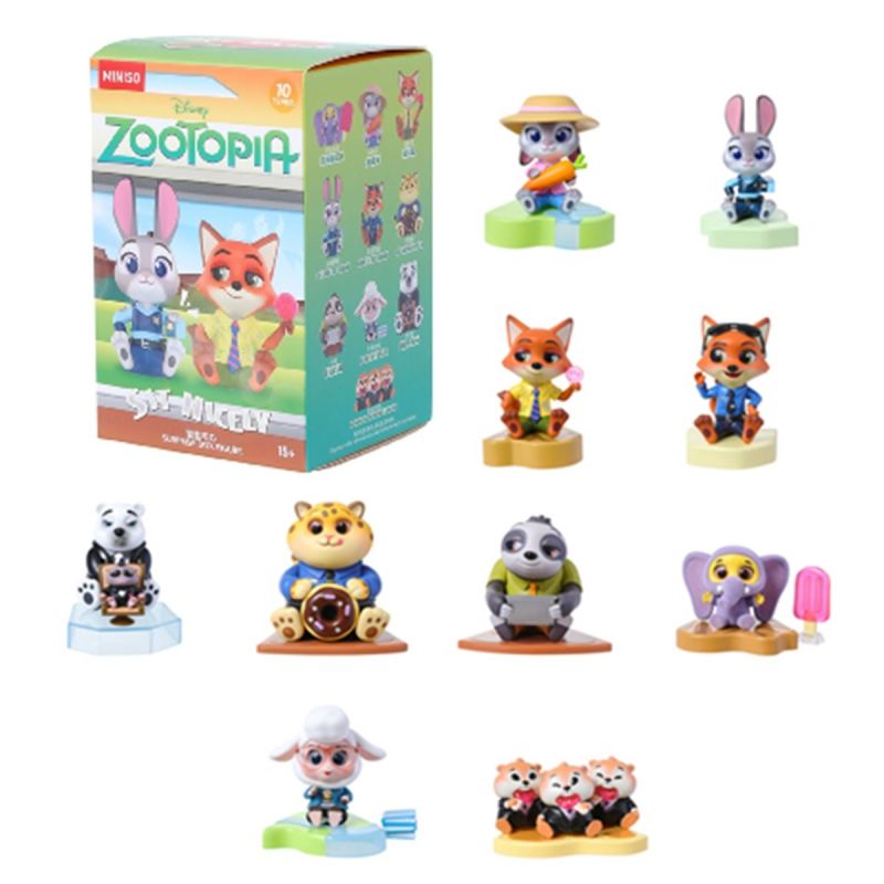 Disney Zootopia Collection Sit Nicely Surprise Blind Box Figure