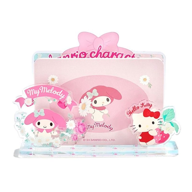 Sanrio Characters Flower Small Acrylic Desktop Set