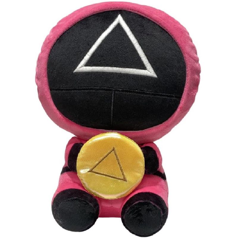 Squid Game Collection 10 Inch Red Guard Triangle Plush Soft Toy