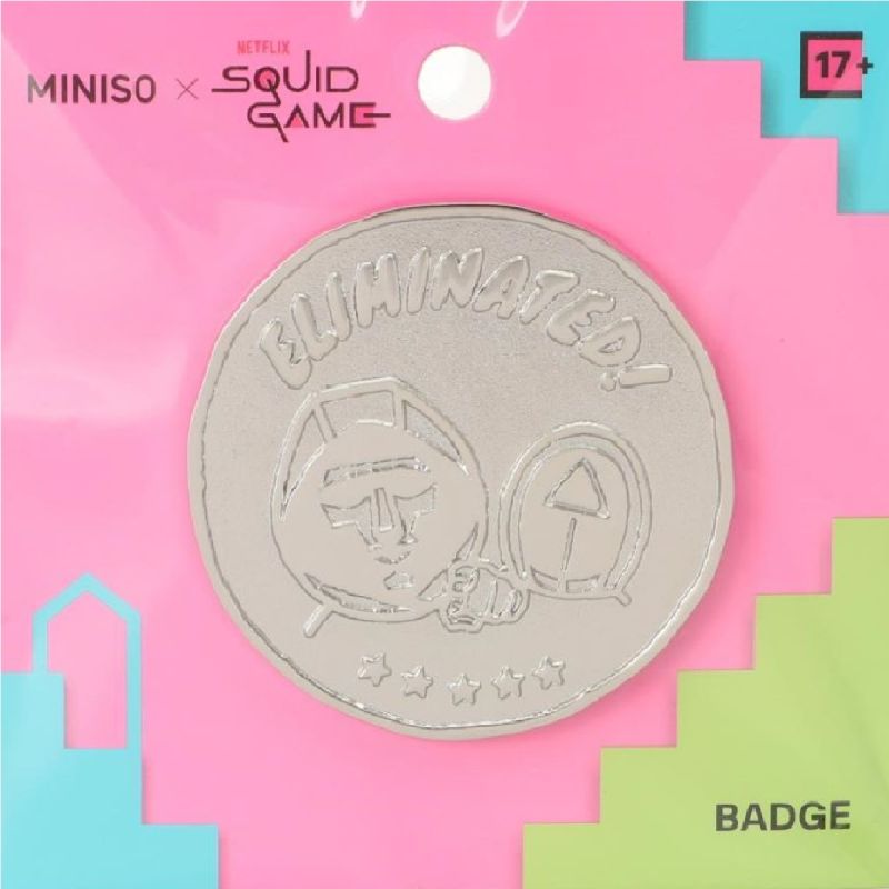 Squid Game Collection Coin Badge Eliminated