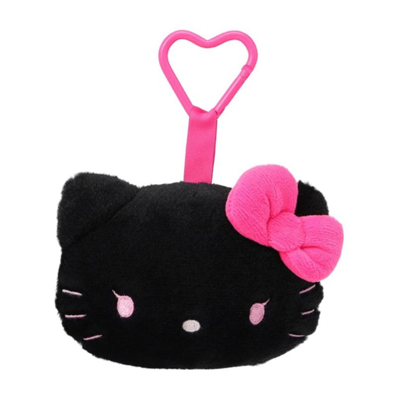 Sanrio Hello Kitty & Friends Hello Kitty Black Head Shaped Plush Pendant