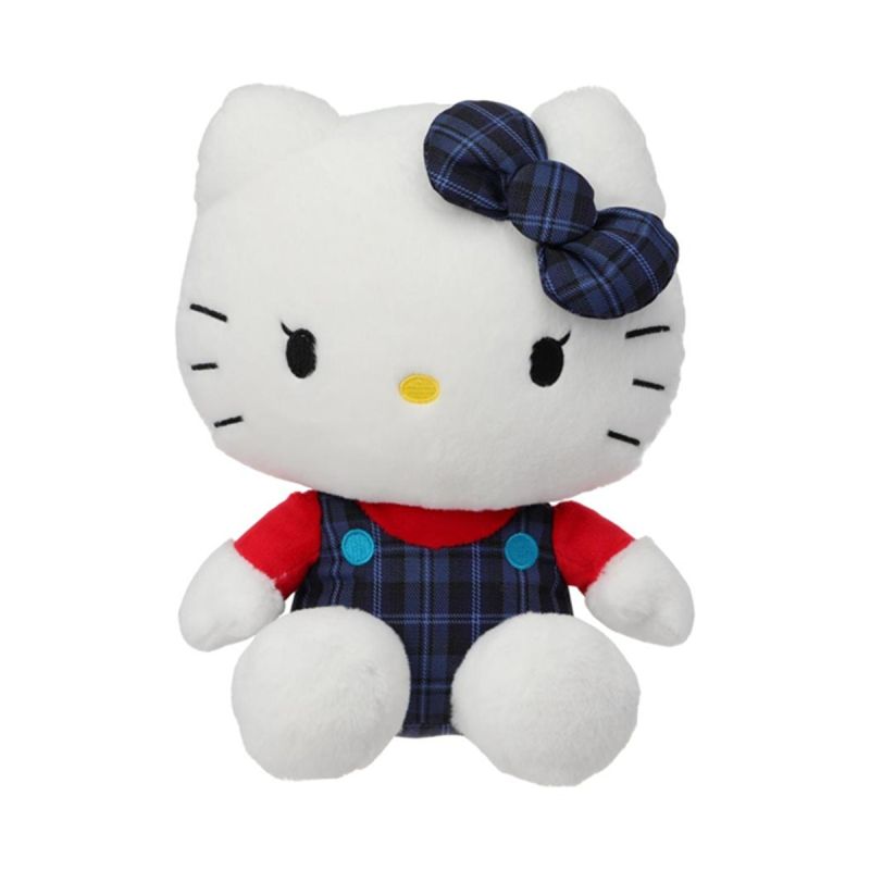 Sanrio Hello Kitty & Friends Hello Kitty Tartan 10 Inch Sitting Plush Soft Toy