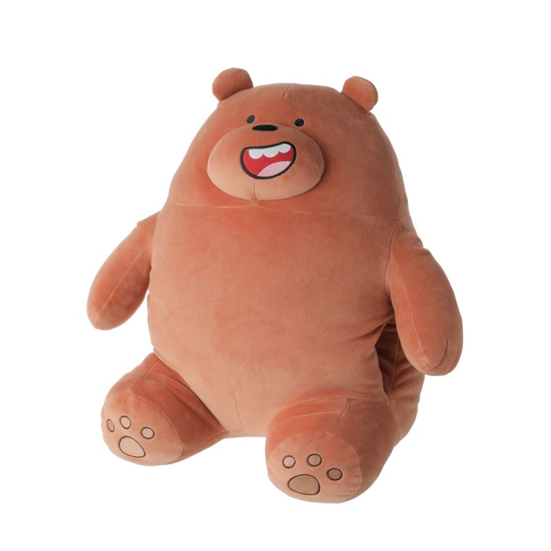 We Bare Bears Grizzly Plush Soft Toy Cushion