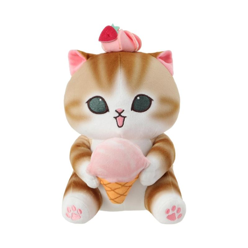 Mofusand Ice Cream Collection Pink Ice Cream Small Plush Soft Toy