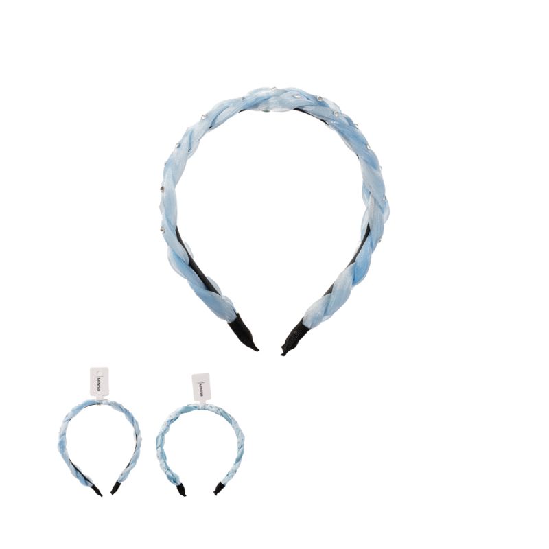 Twisted Diamond-Like Hair Hoop