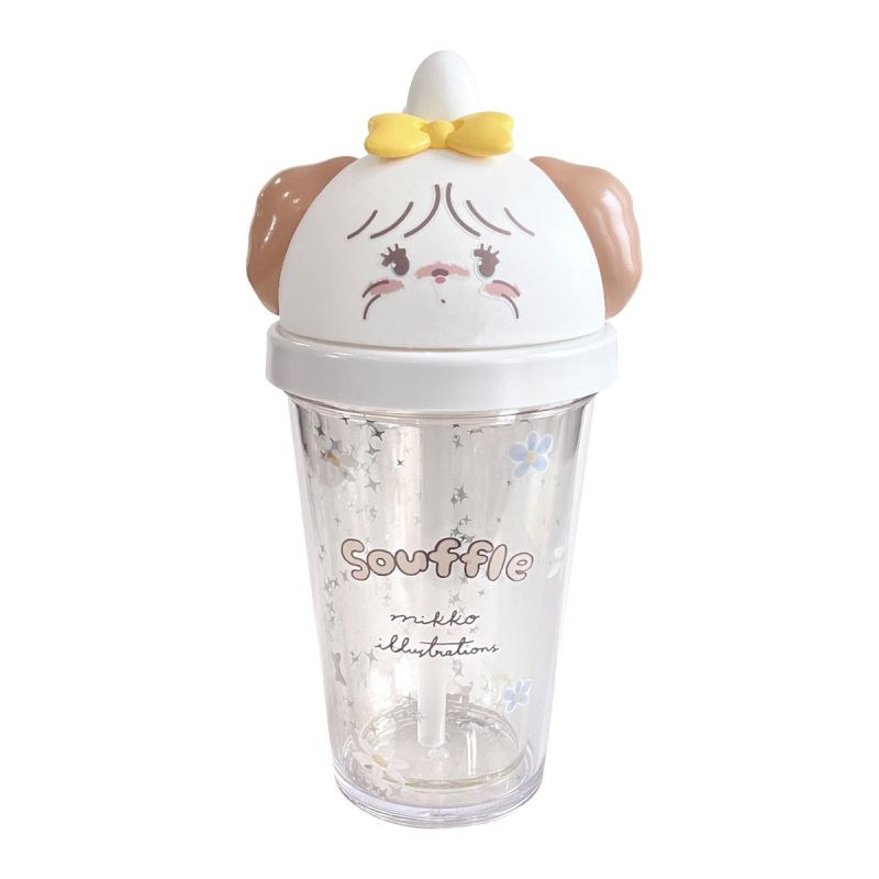 Mikko Collection Souffle Plastic Bottle with Cartoon Lid 320ml