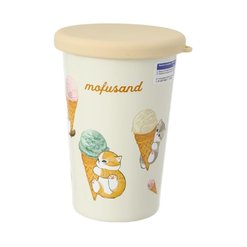 Mofusand Ice Cream Collection Yellow Coffee Travel Mug
