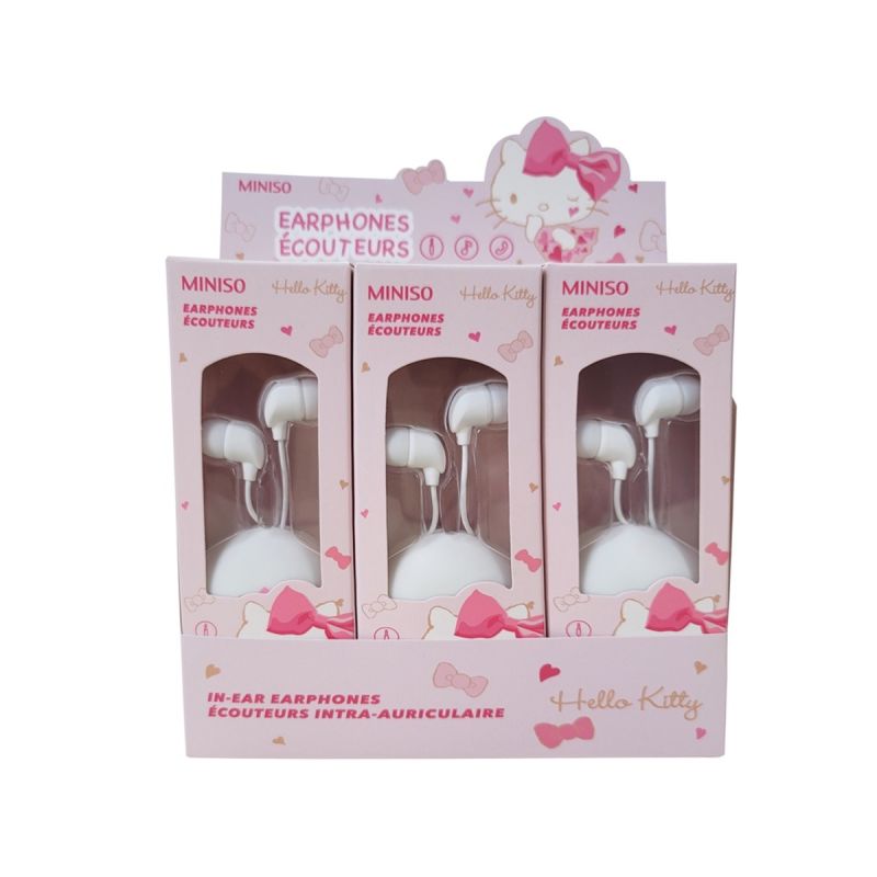 Sanrio Hello Kitty & Friends Hello Kitty White In-Ear Earphones & Storage Case